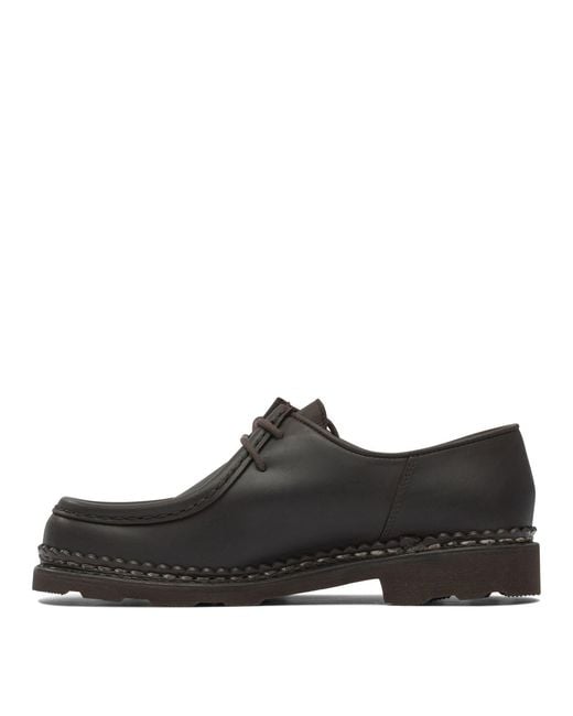 Paraboot Black Michael Lace-Up Shoes for men
