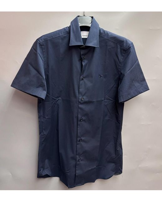 Burberry Black Short Sleeved Buttoned Shirt for men