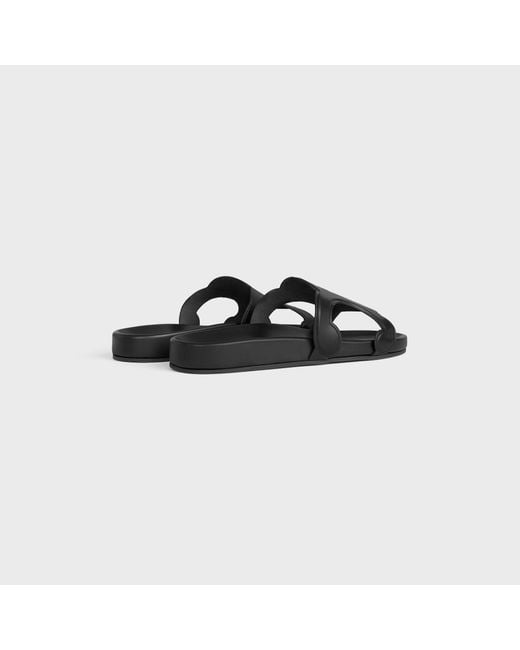 Céline Black Triomphe Slide for men