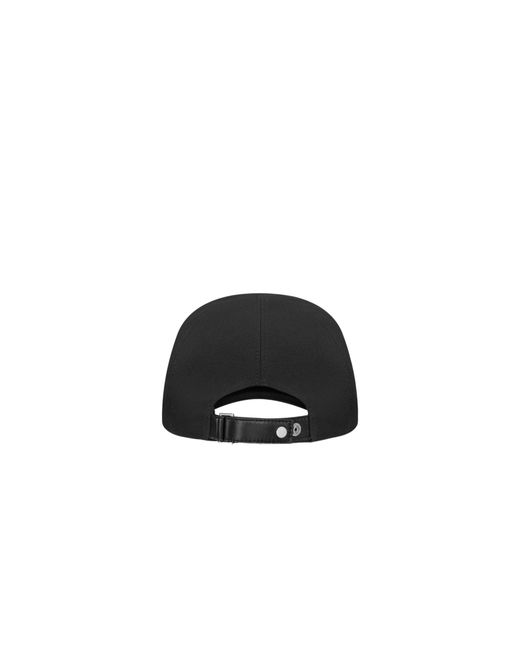 Dior Black Homme Logo Patch Baseball Cap for men