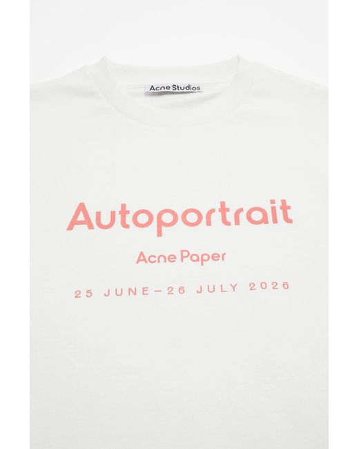 Acne White Acne Paper T-Shirt for men