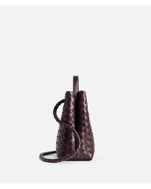 Bottega Veneta Purple Andiamo Medium Shoulder Bag