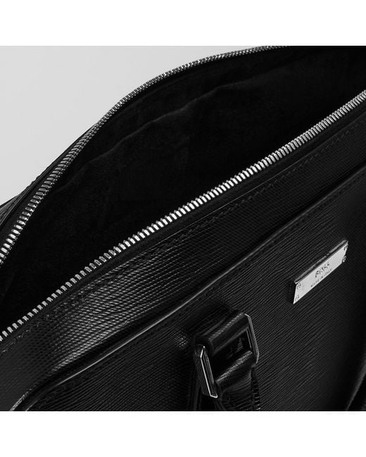 Boss Black Grainleather Briefcase for men