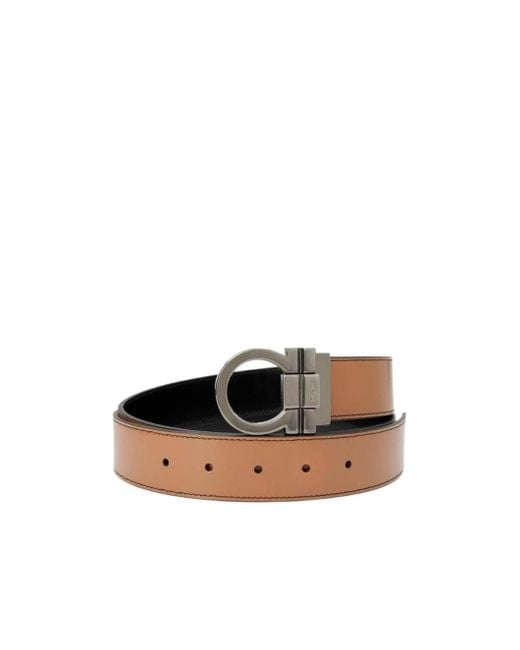Ferragamo Multicolor Double-Sided Logo Buckle Belt for men