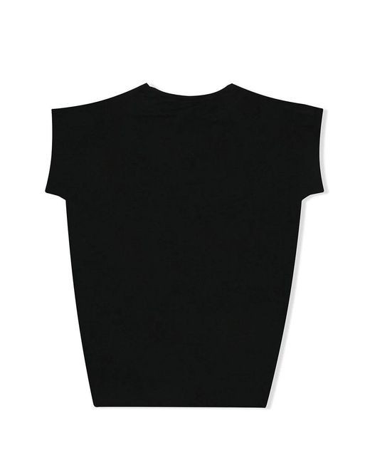 Just Cavalli Black Item O-Neck Short-Sleeved T-Shirt
