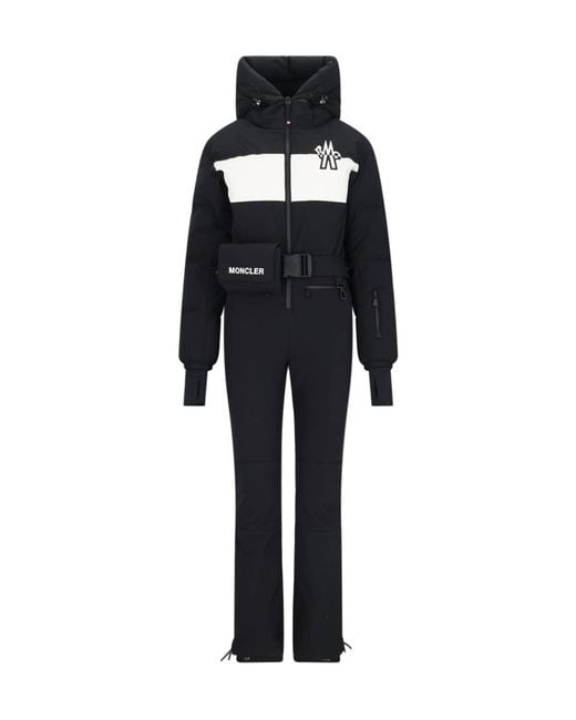Moncler Black Down-Filled Ski Suit
