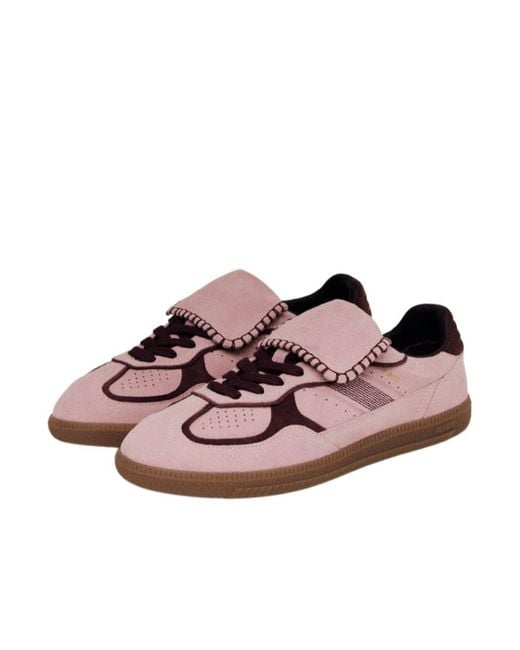Alohas Pink Fold-Over Tongue Low-Top Sneakers