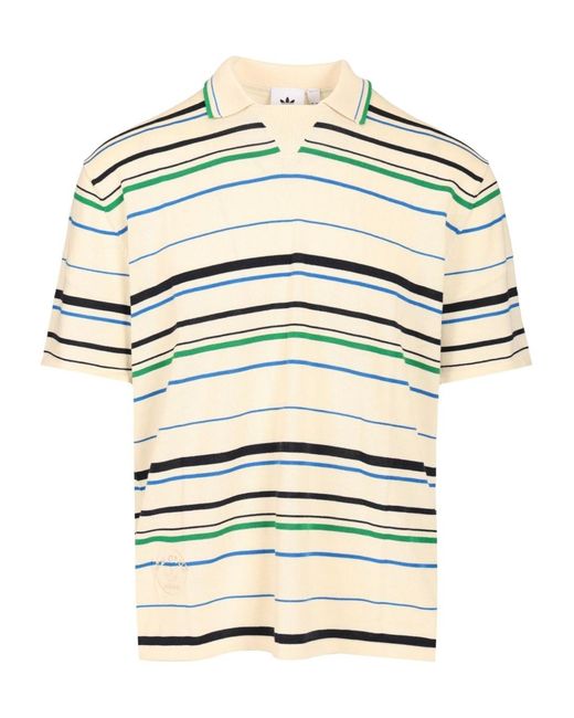 Adidas by Wales Bonner White Adidas Originals X Wales Bonner Striped Ribbed T-Shirt for men