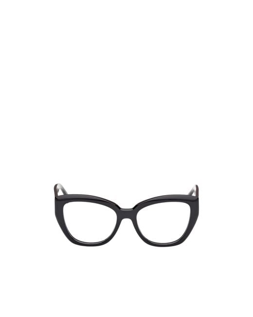 Max Mara White Cat-Eye Glasses