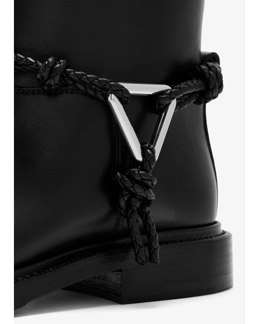 Bottega Veneta Black James Ankle Boots