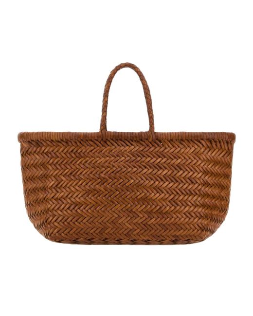 Dragon Diffusion Brown Triple Jump Small Tote Bag