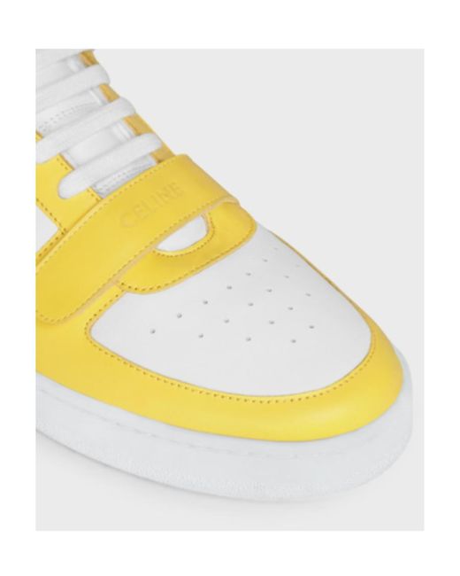 CELINE | CT-02 MID SNEAKERS W/ SCRATCH YELLOW スニーカー CELINE | CT-02 MID SNEAKERS W/ SCRATCH YELLOW スニーカー
