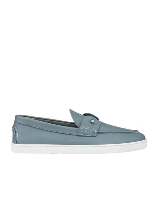 Christian Louboutin Blue Chambeliboat Loafers for men