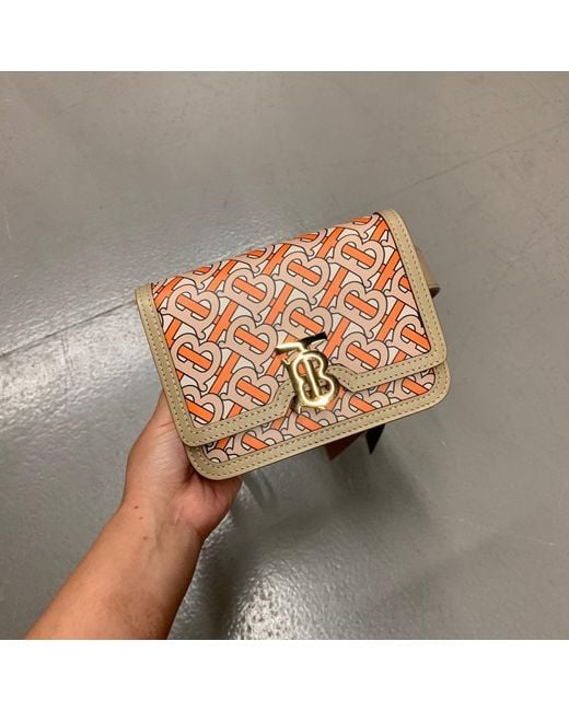 Burberry Brown Monogram Printed Waist Bag