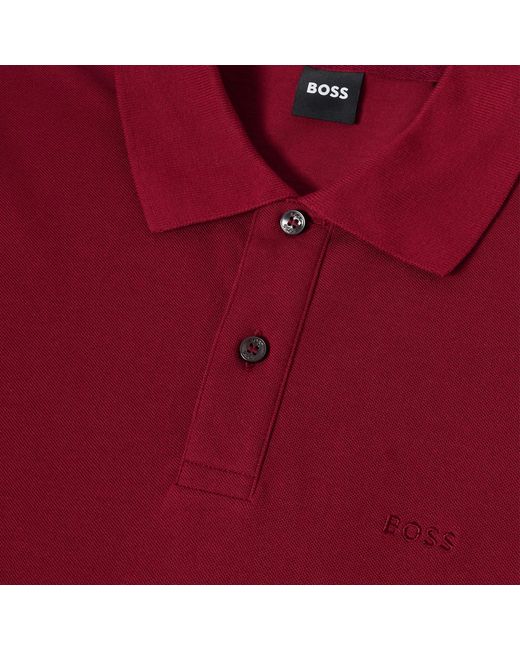 Boss Red Logo Short-Sleeve Polo Shirt for men