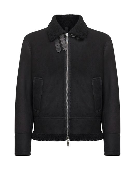 Tagliatore Black Long Sleeve Jacket for men