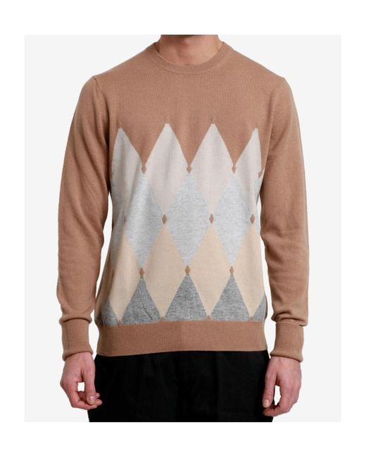 Ballantyne White Long-Sleeved Sweater for men