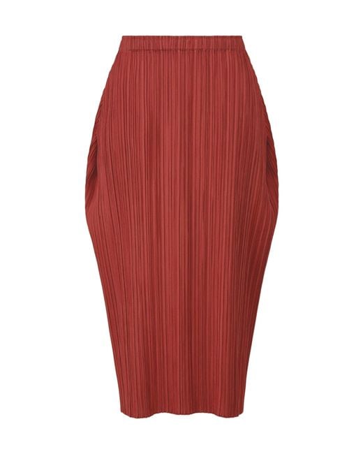 Pleats Please Issey Miyake Red Lamp Shade