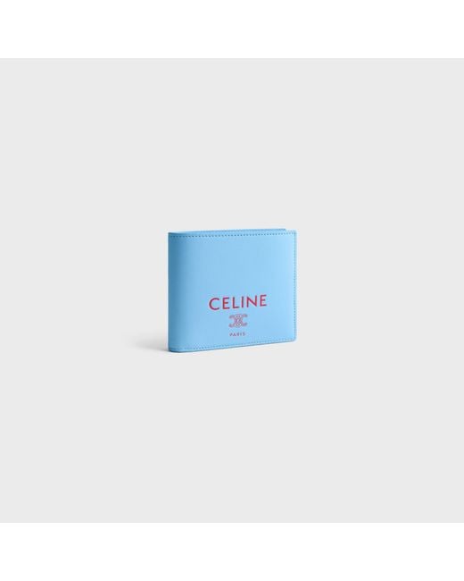 Céline Blue Bi-Fold Wallet for men