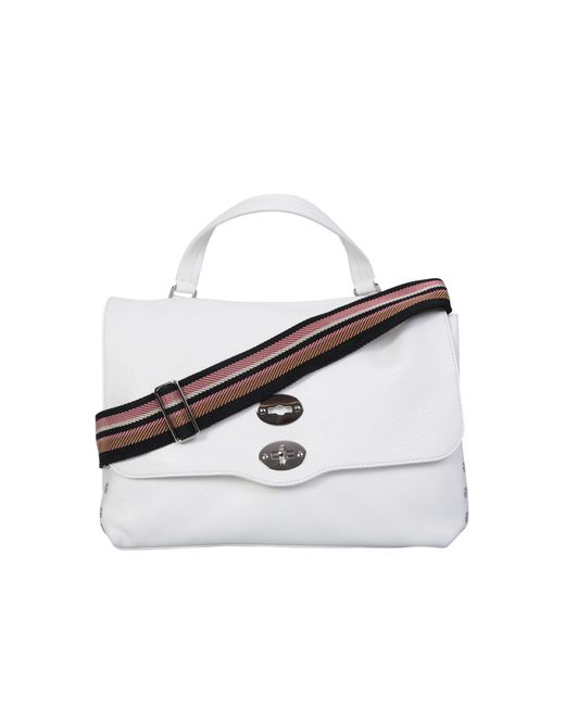 Zanellato White Flip Shoulder Bag