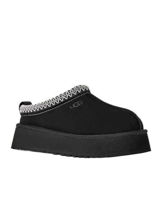 Ugg Blue Platform Trim Slippers