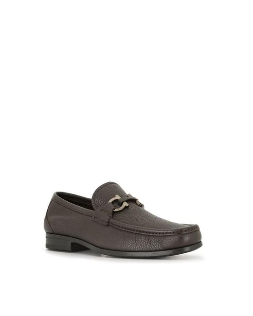 Ferragamo Gray Grandioso Loafers for men