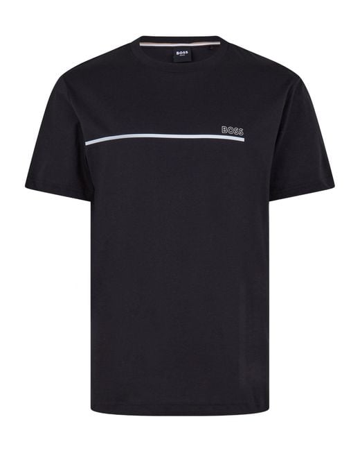 Boss Black Logo Short-Sleeved T-Shirt for men