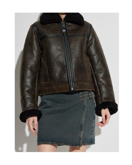 Samsøe & Samsøe Black Samsøe Samsøe Safreya Shearling Jacket
