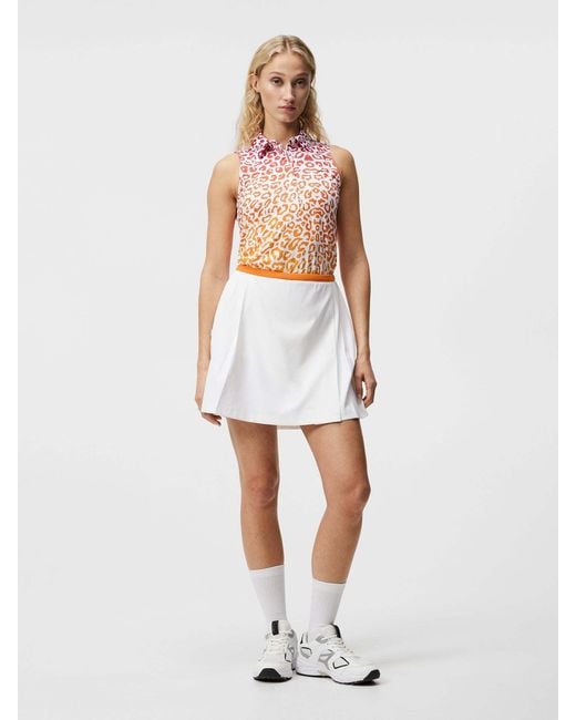 J.Lindeberg White Pleated Skirts