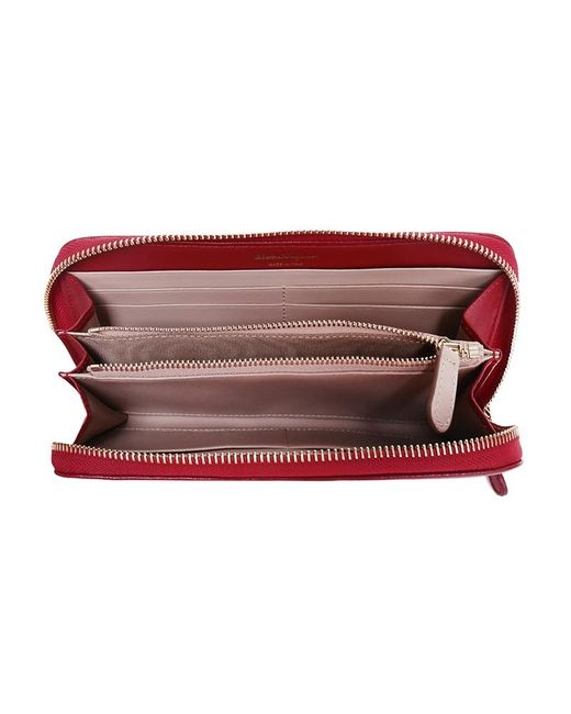 Ferragamo Pink Long Wallet