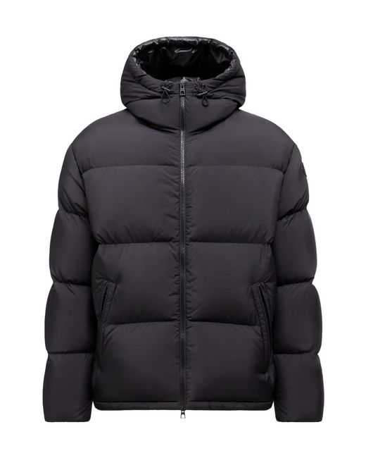Moncler Black Zip-Up Long-Sleeved Jacket for men