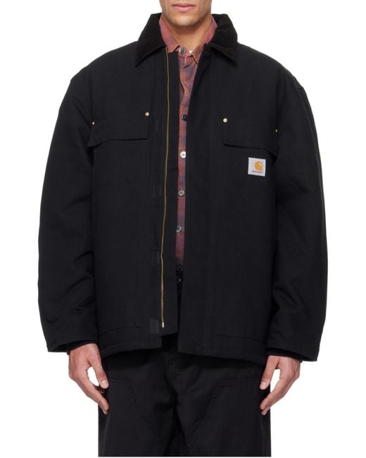 Carhartt Black Long-Sleeved Collared Jacket for men