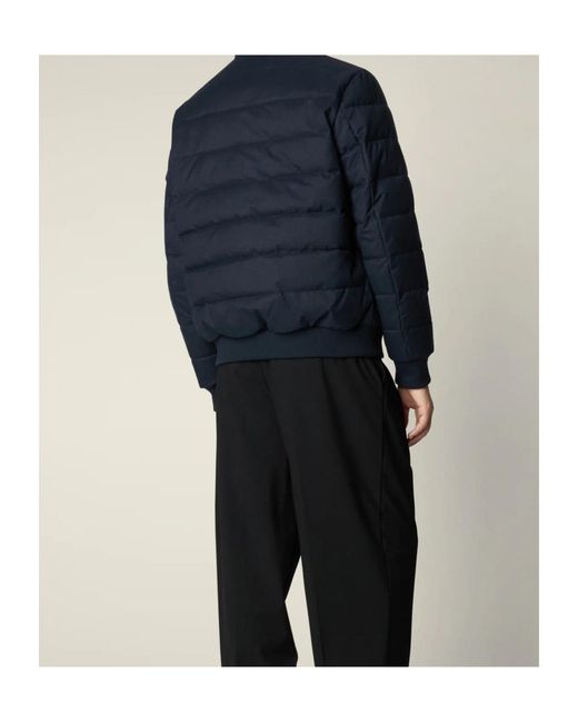 Save The Duck Blue Puffer Jacket Mod. Herbie for men