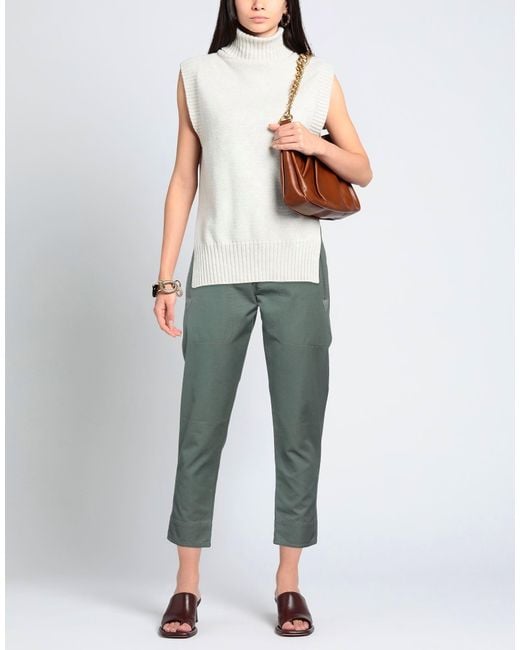 Isabel Marant Green Minimalist Casual Pants