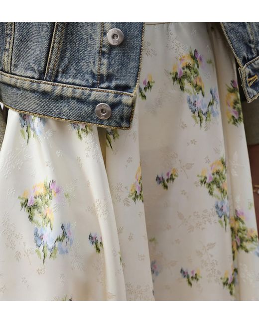 Dior Natural Mid-Length Flared Skirt