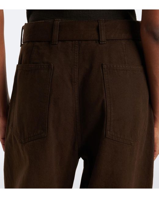Lemaire Brown Twisted Jeans