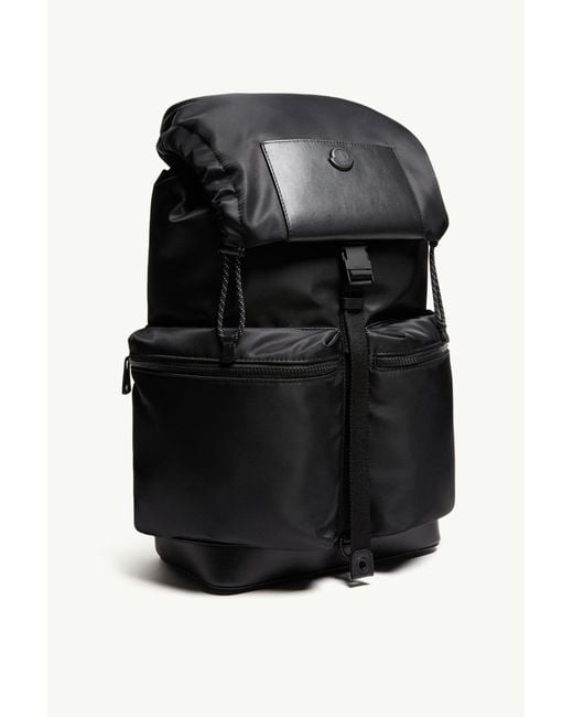 Moncler Black Kenton Drill Backpack for men