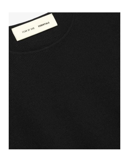 Fear Of God Black Rib Long Sleeve Dress