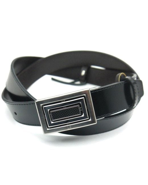 Dunhill Black Logo Belt for men
