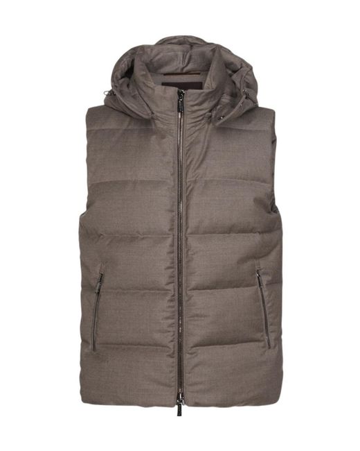 Moorer Brown Fire-Ll Vest for men