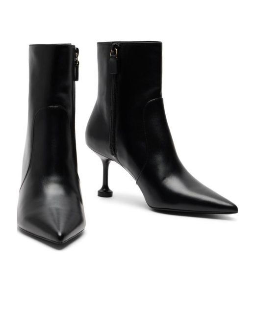 Stuart Weitzman Black Stuartini Zip Bootie 75