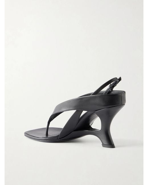 Jonathan Simkhai Multicolor Thong Slingback High Heel Sandals