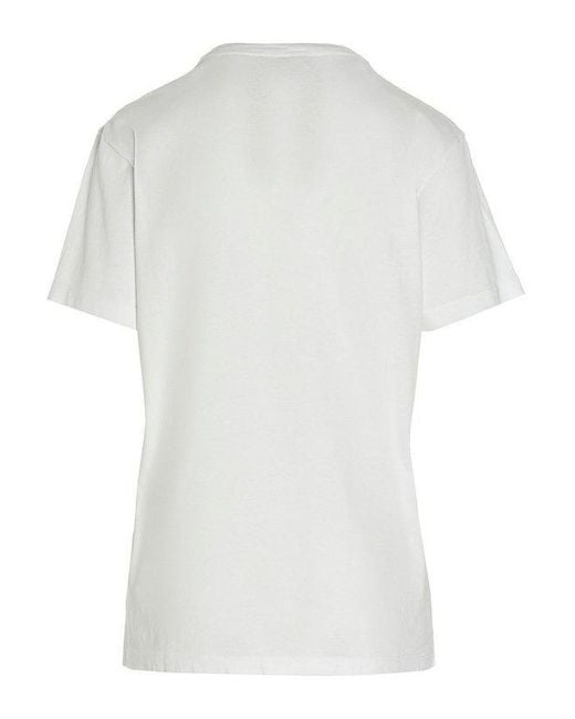N°21 White Logo Print T-Shirt