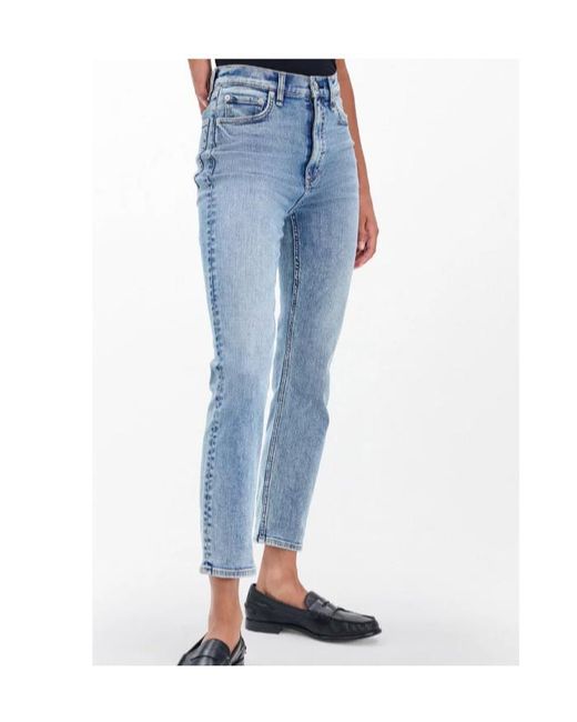 Rag & Bone Blue Wren Slim Straight Jeans