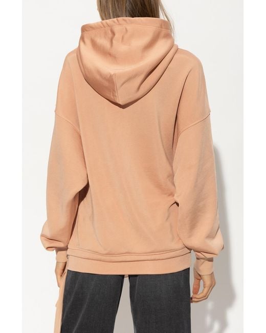 DIESEL Natural Asymmetric Drawstring Hoodie