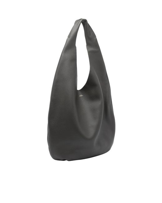 A.P.C. Black Le Neige Tote Bag