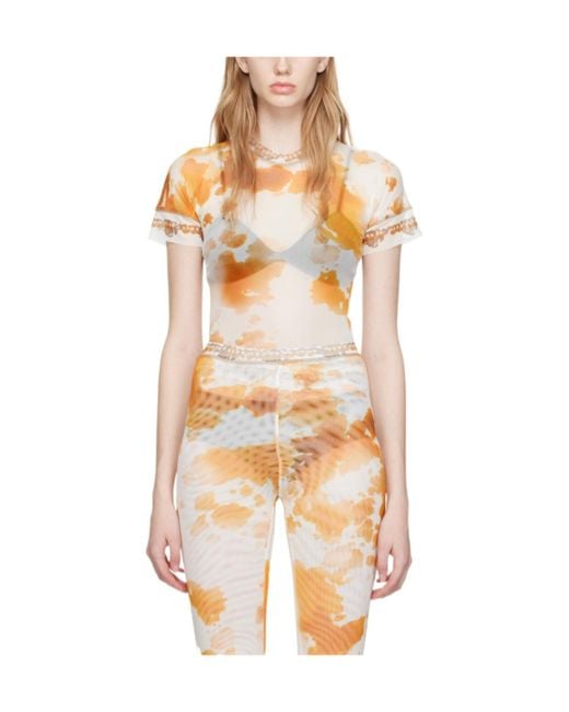 OTTOLINGER Metallic Item O-Neck Short-Sleeved T-Shirt