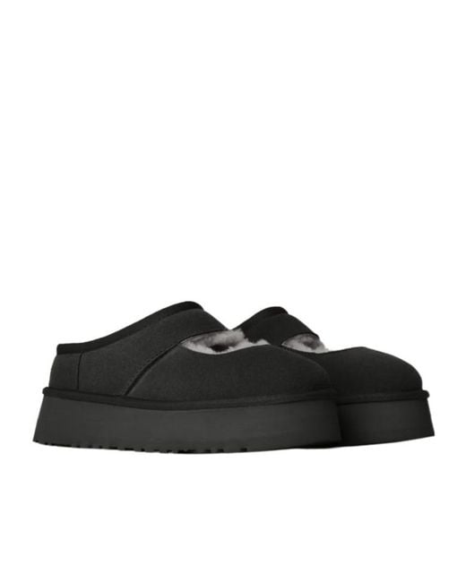 Ugg Black Bea Cut-Out Detailed Slip-On Slippers