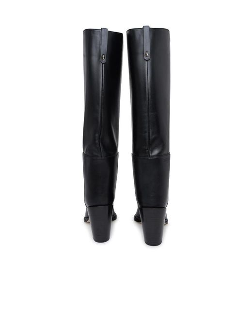 Jimmy Choo Black Cece 80Mm Pointed-Toe Boots