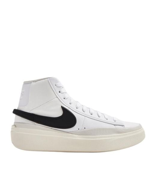 Nike White Blazer Phantom High-Top Sneakers for men